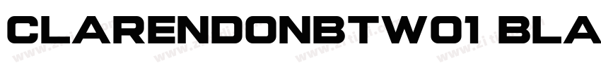 ClarendonBTW01 Black字体转换